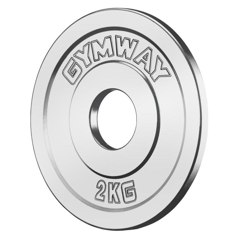 Gymway Hantelscheibe FRICTION GRIP, 2 kg (2 x 2 kg) (2.0 K)