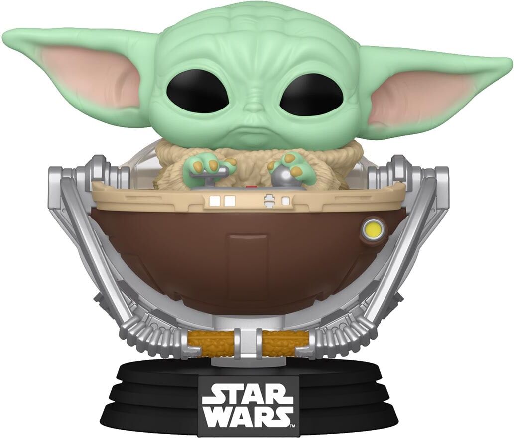Funko Figura Pop! Vinyl Grogu In Pram Star Wars Mandalorian And Grogu.