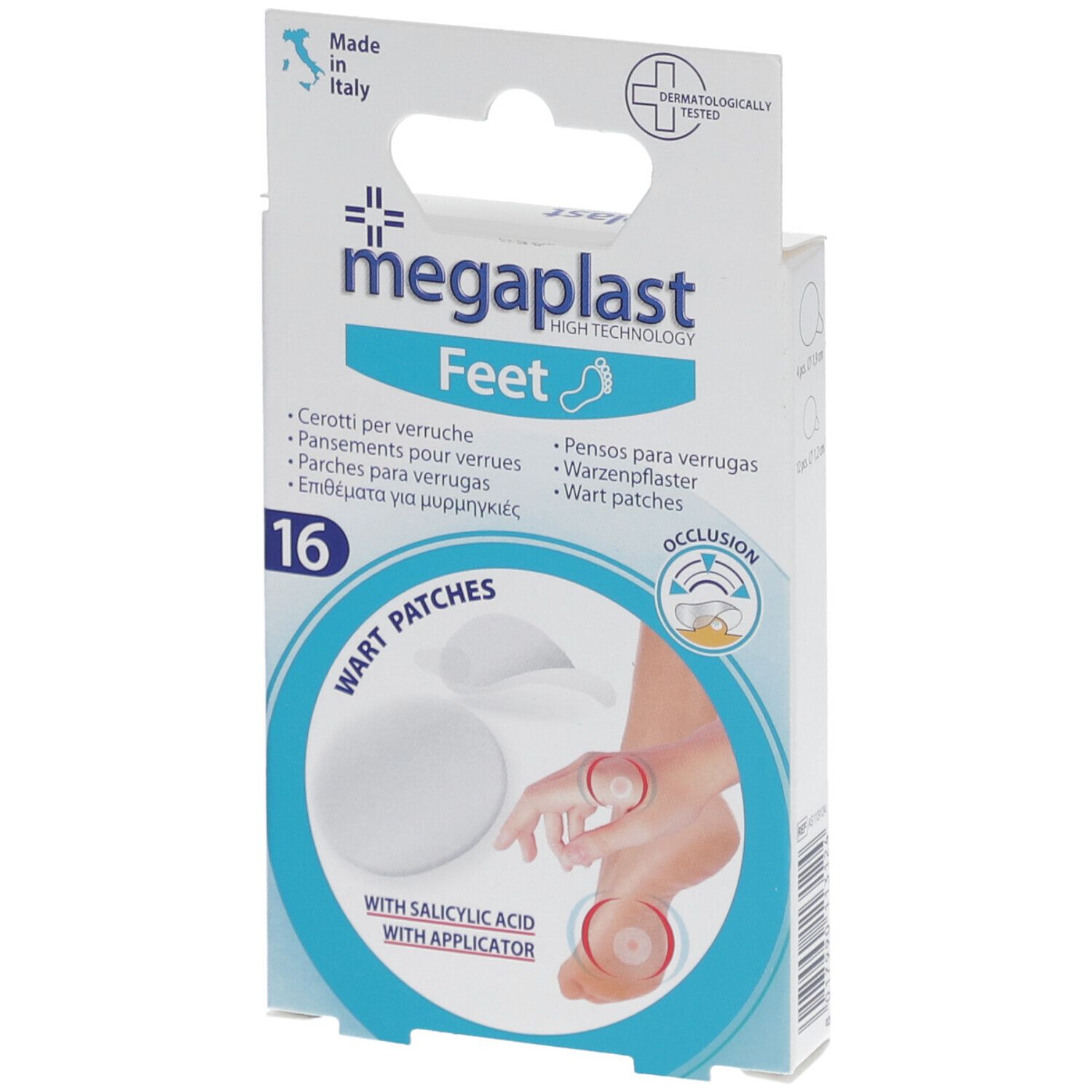 Warzenpflaster 2 Größen 1,2 cm+1,9 cm megaplast 16 St Pflaster