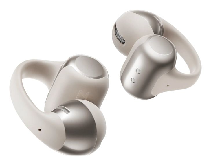 SHOKZ OpenDots One In-Ear Bluetooth Kopfhörer kabellos 10 h Laufzeit IP54 (Grau) E310-ST-GY