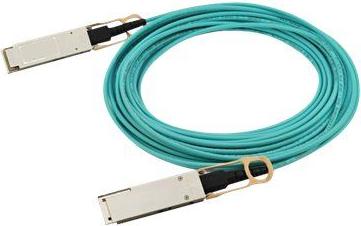 HPE Aruba Networking 100G QSFP28 to QSFP28 15m Active Optical Cable, 15 m, QSFP28, QSFP28