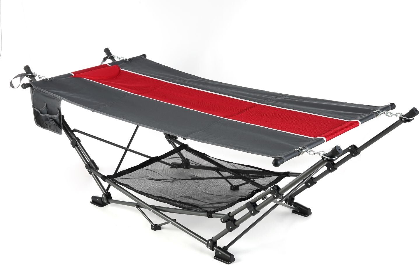 Primaster Camping Hängematte rot/grau