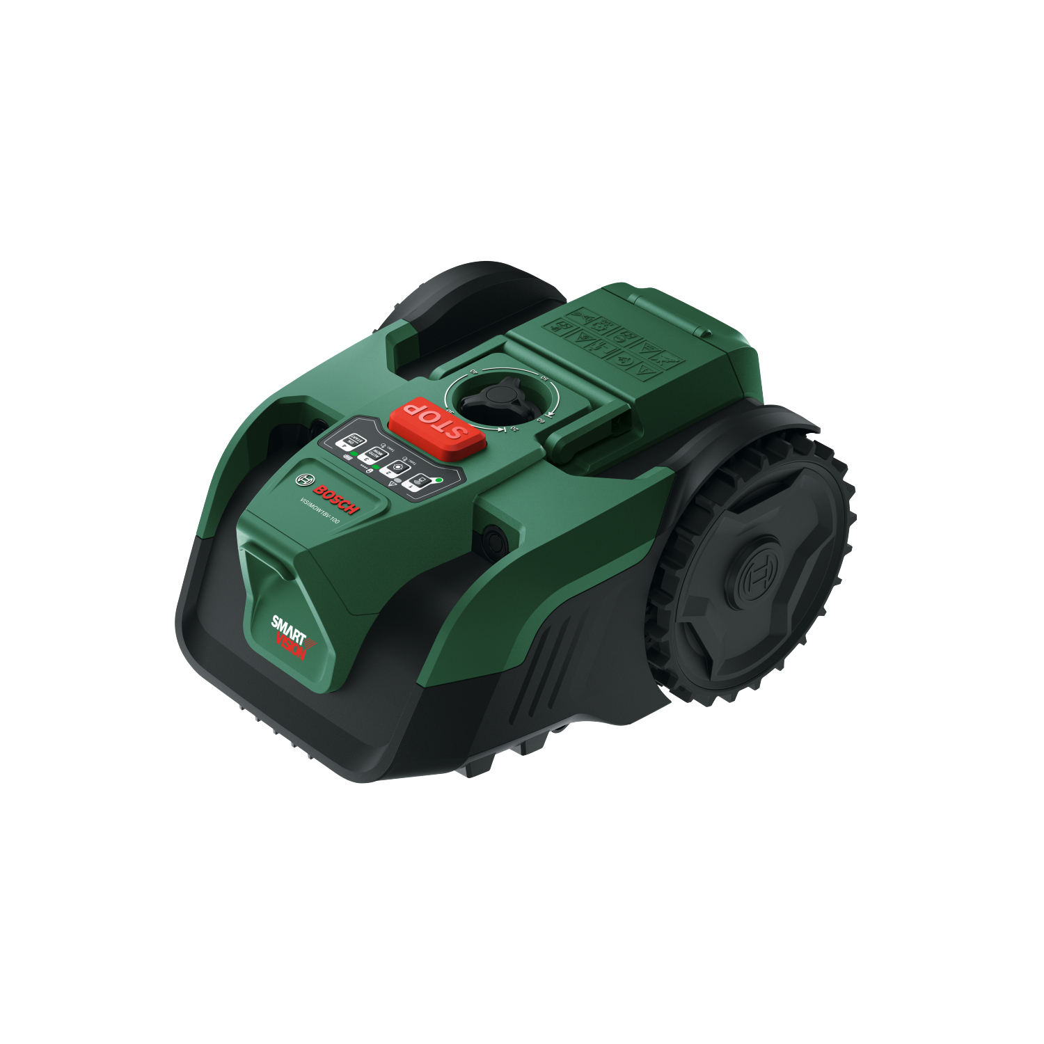 Bosch VISIMOW18V-100 Mähroboter 100m², Autonomer Rasenmäher, inkl. 4,0 Ah Akku und Ladegerät