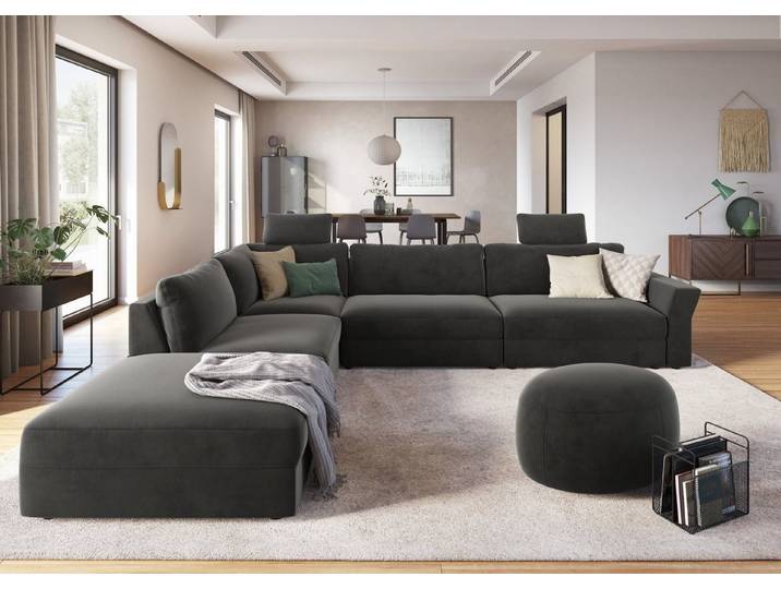 sit&more Ecksofa Cadabra L-Form, Breite 356 cm, mit Sitztiefenverstellung