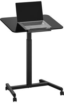 Seville Classics airLIFT® Tilting Height Adjustable Mobile Desk Cart