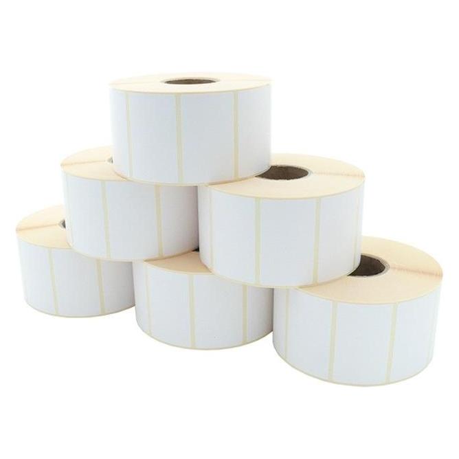 Artdev Etikettenrolle - Thermotransfer, 60 x 36mm, D127mm, Kern 40, 2000 Etiketten/Rolle, permanent (60 mm) (ETP 060-036 K40 D127)