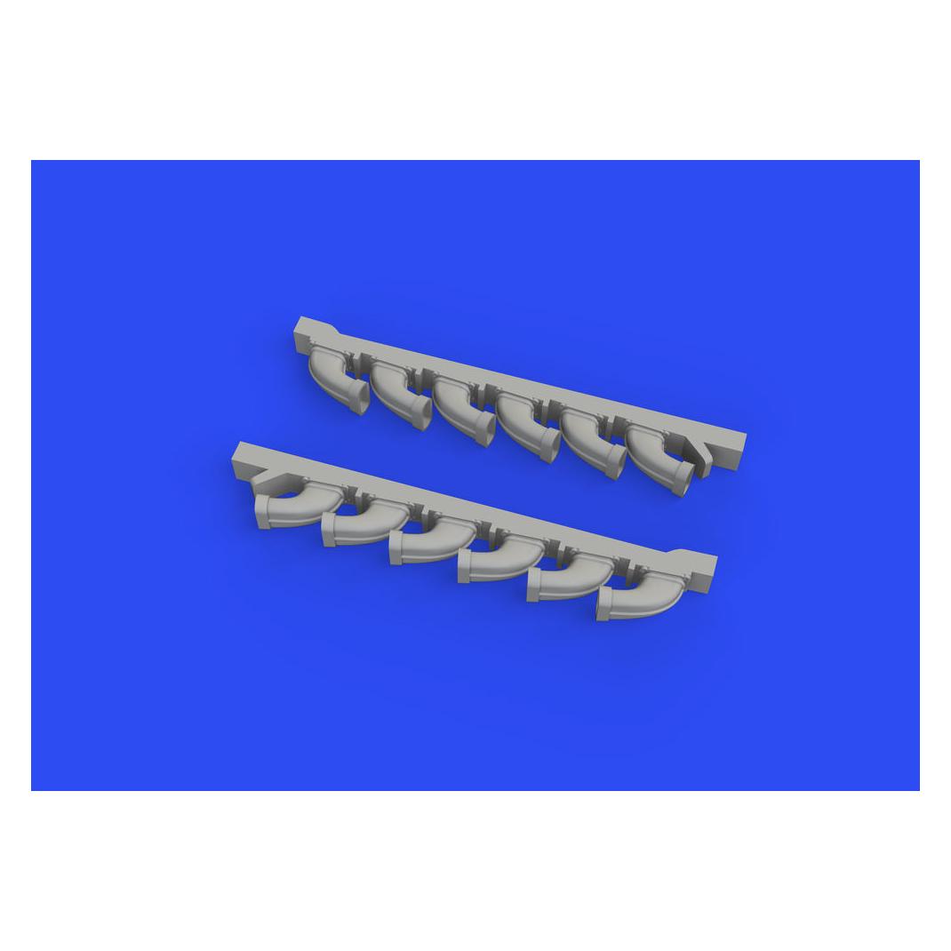Eduard S-199 exhaust stacks PRINT 1/72 (672284)