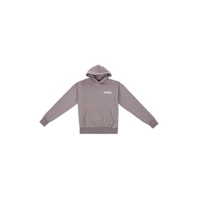 Kapuzenpullover DROPSIZE "Dropsize HEAVY OVERSIZE ELITE HUSTLERS HOODIE", Herren, Gr. S, grau (wood), 70% Baumwolle, 30% Polyester, mehrfarbig, oversize, ohne Ausschnitt, Pullover Kapuzenpullover