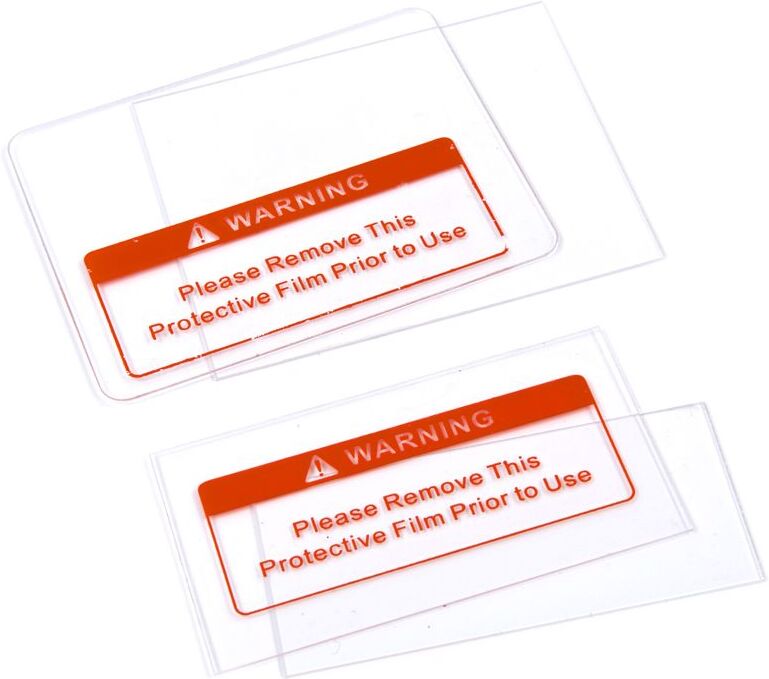 HBM verre de protection extérieur pour casque de soudure, 107,5 x 89,5 mm
