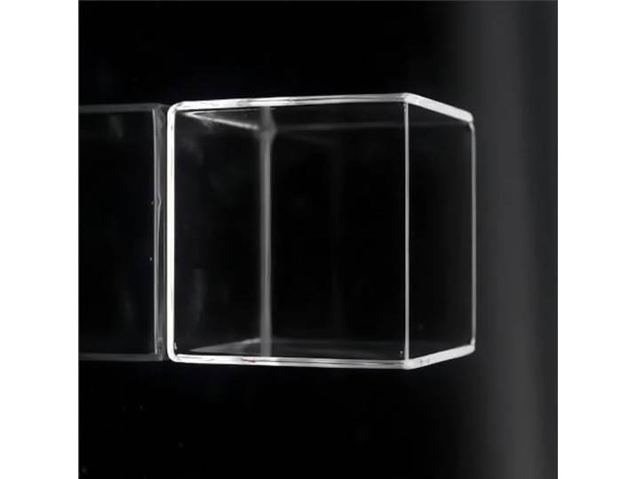 50 x 50 x 50 mm klare Quarz-Petrischale mit UV-Durchlässigkeit, 99,99% Siliciumdioxid-Tablett for Laboroptiken