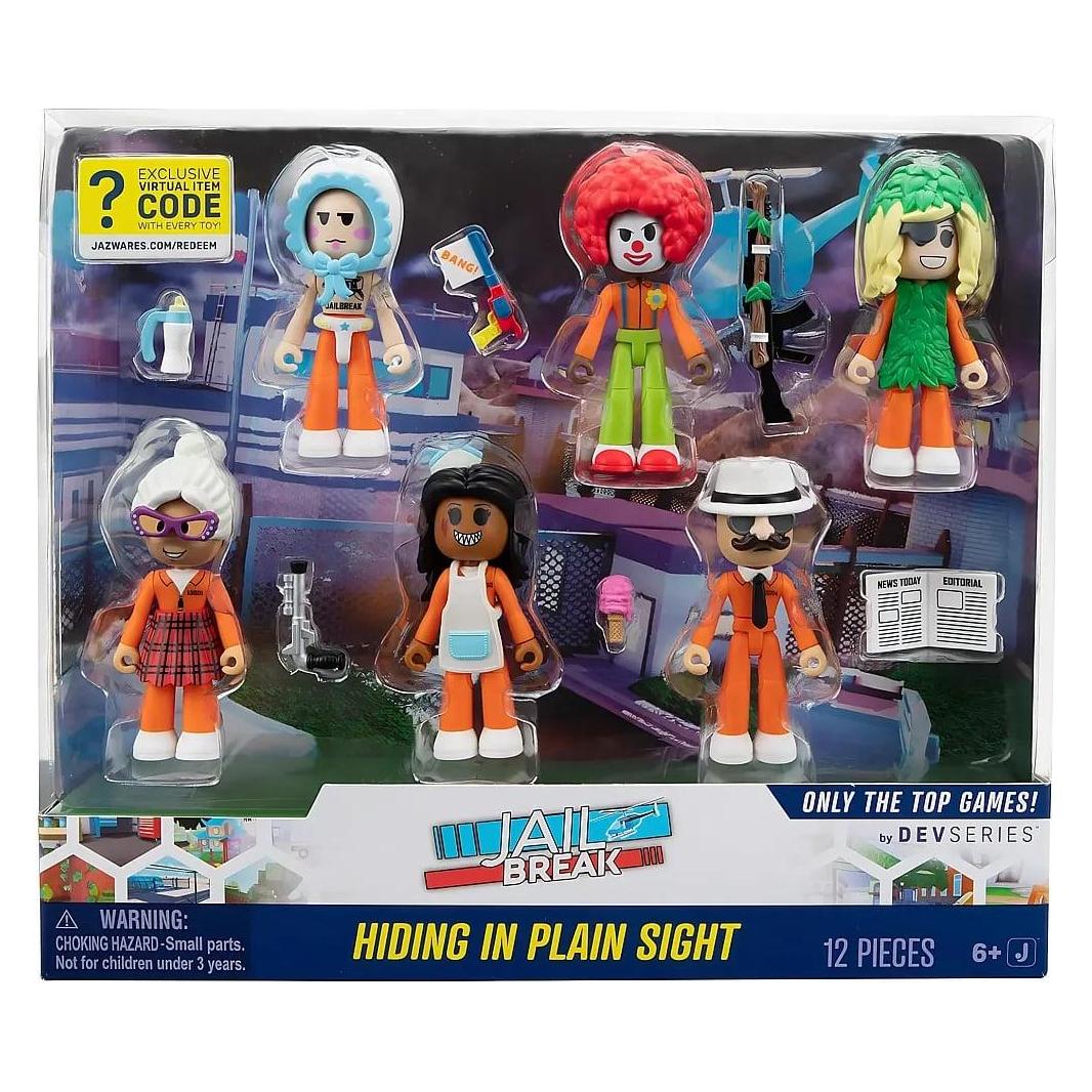 Jazwares Dev Series Actionfiguren 6er-Pack Jailbreak: Hiding in Plain Sight (1237037)