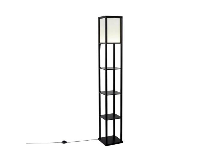 Lampadaire design noir et blanc avec LED - Nea