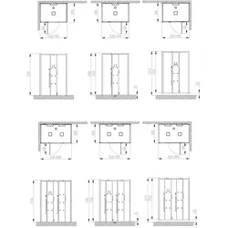 Hoesch Dampfkabine SensePerience Rechteck 1800x1000 Nische rechts 534381.010552
