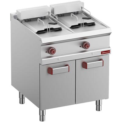 Diamond Elektrische Fritteuse, 2 Becken, 13 Liter auf Unterbau (E7/F26A7-N)