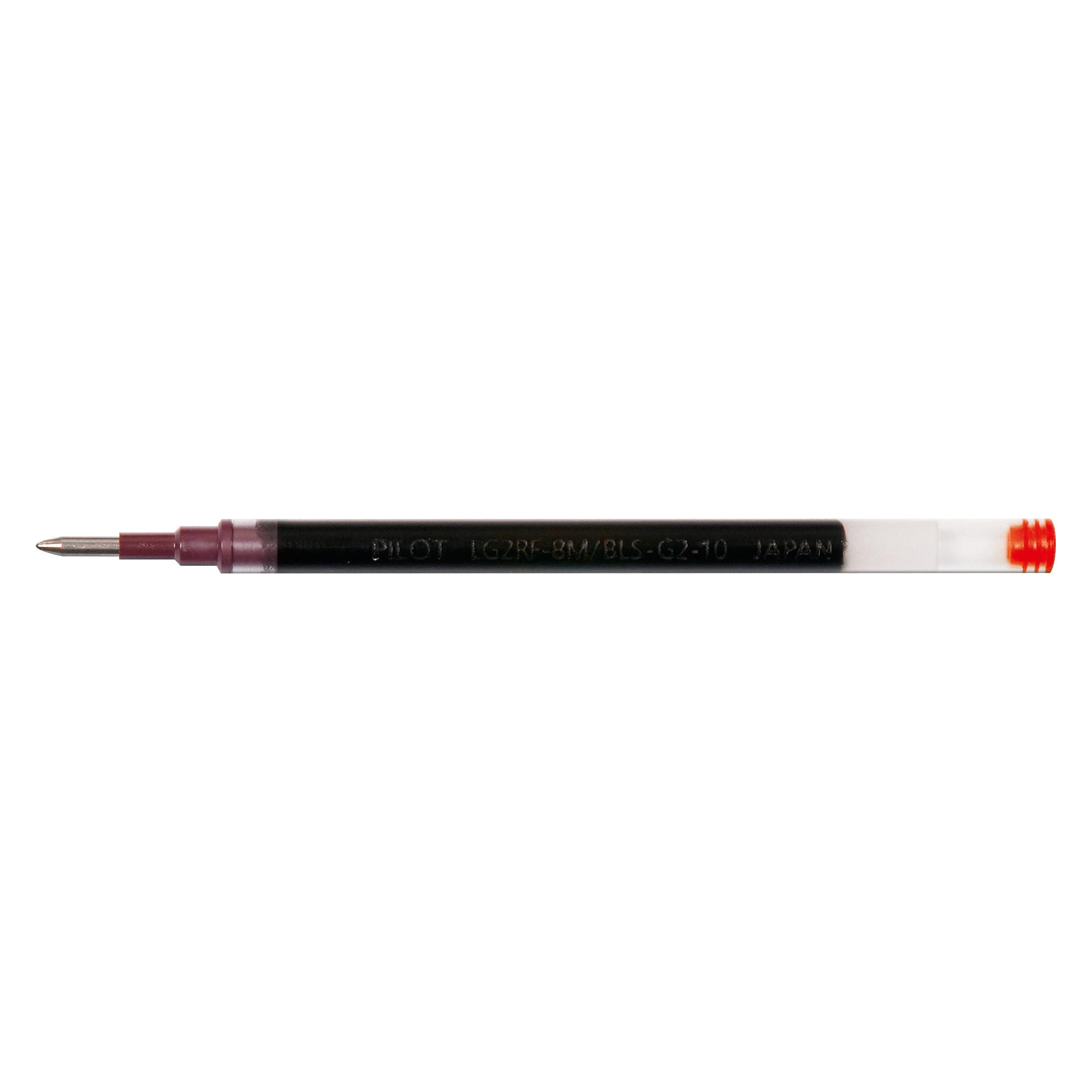 Pilot Gelmine Tintenroller G2-10 Strichstärke: 0,6 mm Schreibfarbe: rot (Rot, 0.60 mm, 1 Stk.) (2621002)