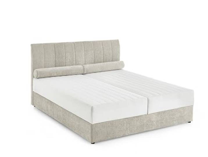 Stauraum- Boxbett Alicia mit Kissenrolle