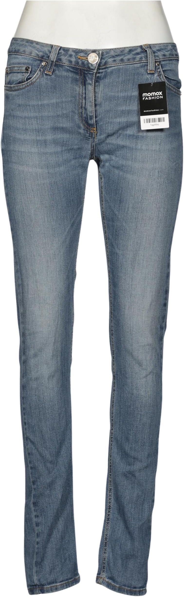 Elisabetta Franchi Damen Jeans, Blau, Gr. W30, Elasthan / Baumwolle - Second Hand