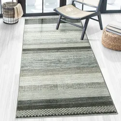 Floordirekt Teppich-Läufer auf Maß   Naxos   Grau-Anthrazit