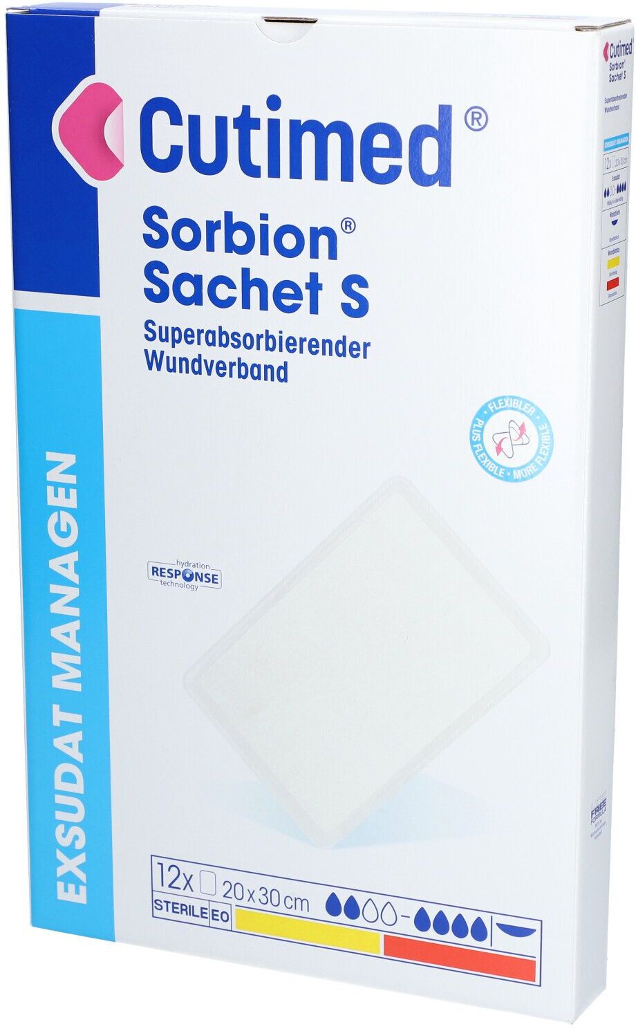 BSN Medical Cutimed Sorbion Sachet S Wundauflage 20x30 cm 12 St Pflaster
