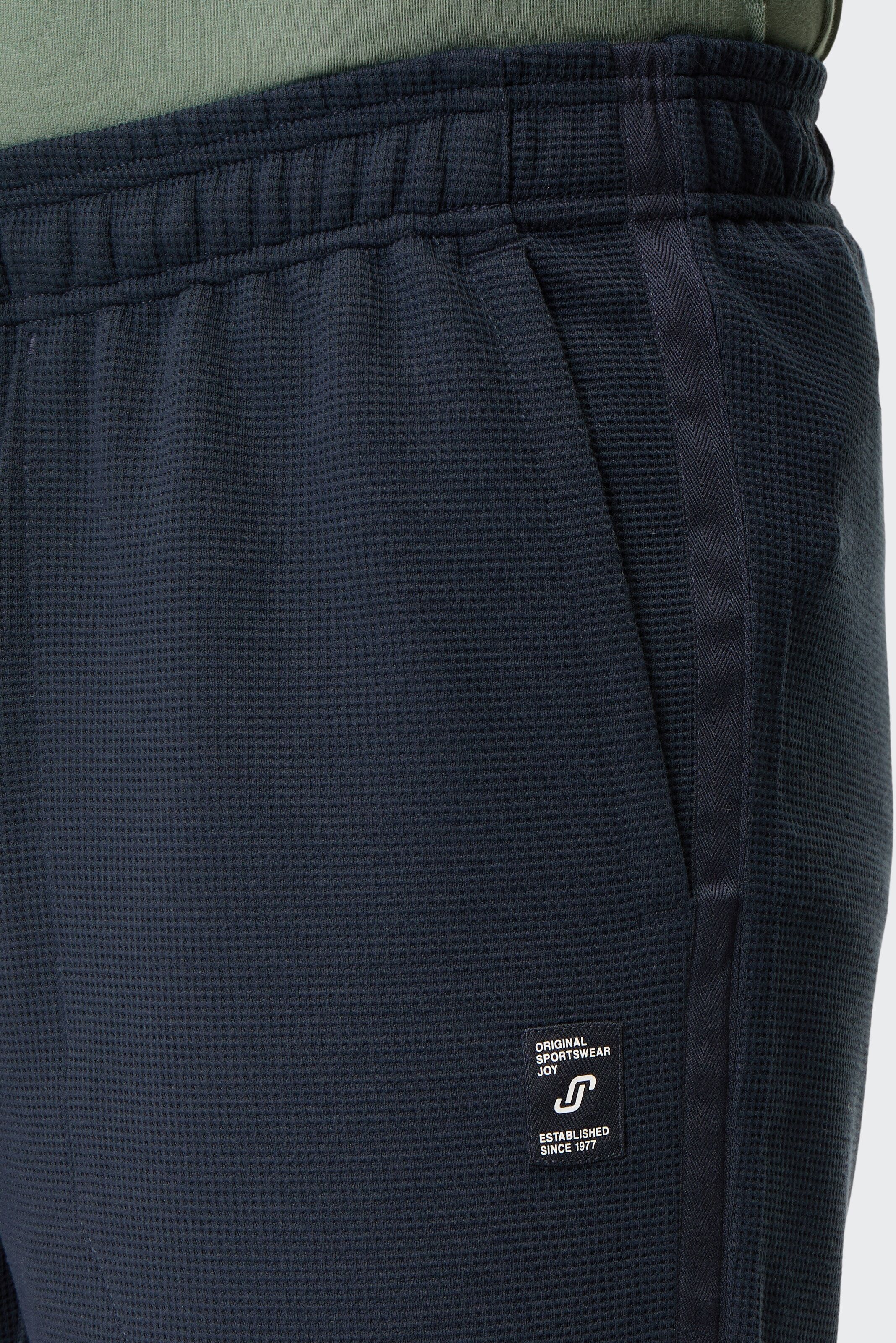 Bermudas JOY SPORTSWEAR "SWEAT-BERMUDA QUENTIN", Herren, Gr. 52, N-Gr, blau (night), Obermaterial: 80% Polyester, 14% Lyocell, 6% Elasthan, Hosen Bermudas, mit seitlichen Eingrifftaschen, leichtes Material, lockere Passform night 52, N-Gr