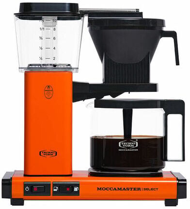 Moccamaster - Filterkaffeemaschine Kbg Select Orange 1,25 L - - MaxiCoffee