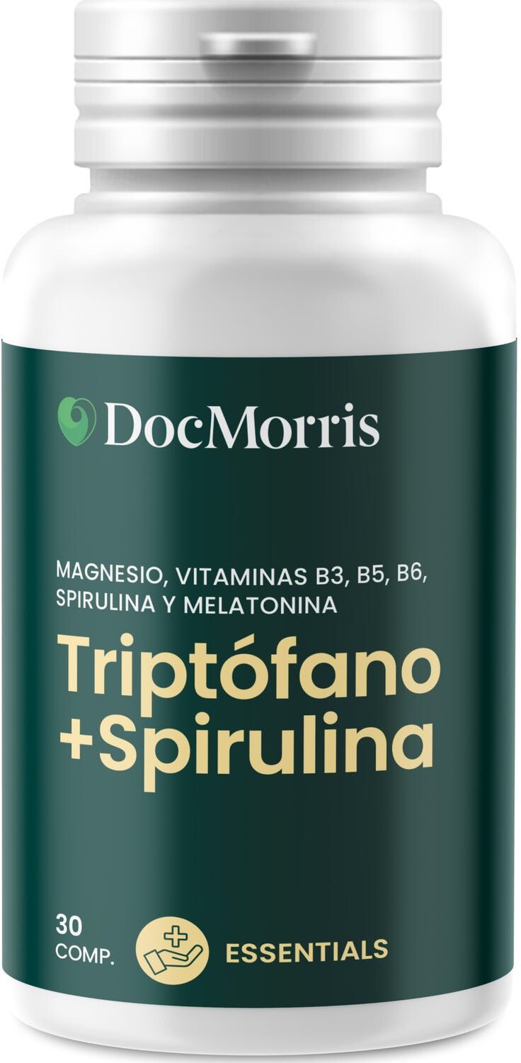 DocMorris Triptófano + Spirulina 30 caps
