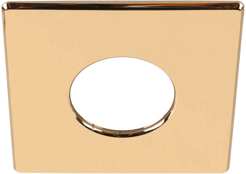 Slv Universal Downlight Abdeckung, Für Downlight Ip65, Eckig, Gold - Einbauringe
