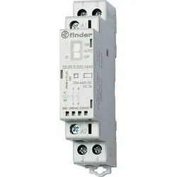 Finder Installationsschütz 24VAC/DC,2S,LED 22.32.0.024.4340