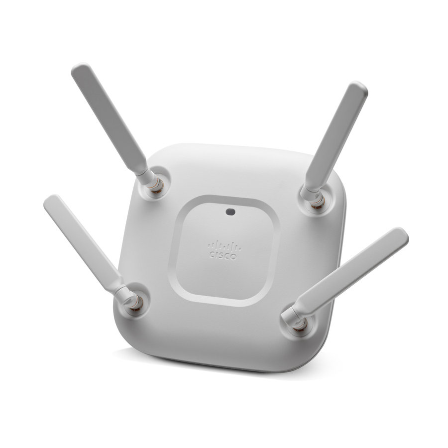 Cisco Aironet 2700e, 2,4 GHz, 5 GHz, 1300 Mbit/s, 802.1x RADIUS, AES, EAP-PEAP, EAP-SIM, EAP-TLS, EAP-TTLS, TKIP, WPA, WPA2, 10,100,1000 Mbit/s