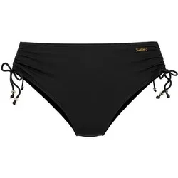 LASCANA VENICE BEACH Bikinihose Raffung, Größe 46 in Schwarz Schwarz
