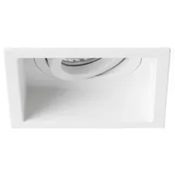 Brumberg 45003170 Einbaumodul quadratisch, weiss struktur, L x B: 105 x 105 mm, Deckenausschnitt: