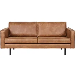 Lounge Sofa in Cognac Braun recycling Leder