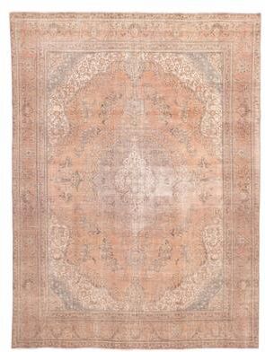 ECARPETGALLERY Hand-knotted Antalya Vintage Brown, Copper Wool Rug - 9'5 x 12'5