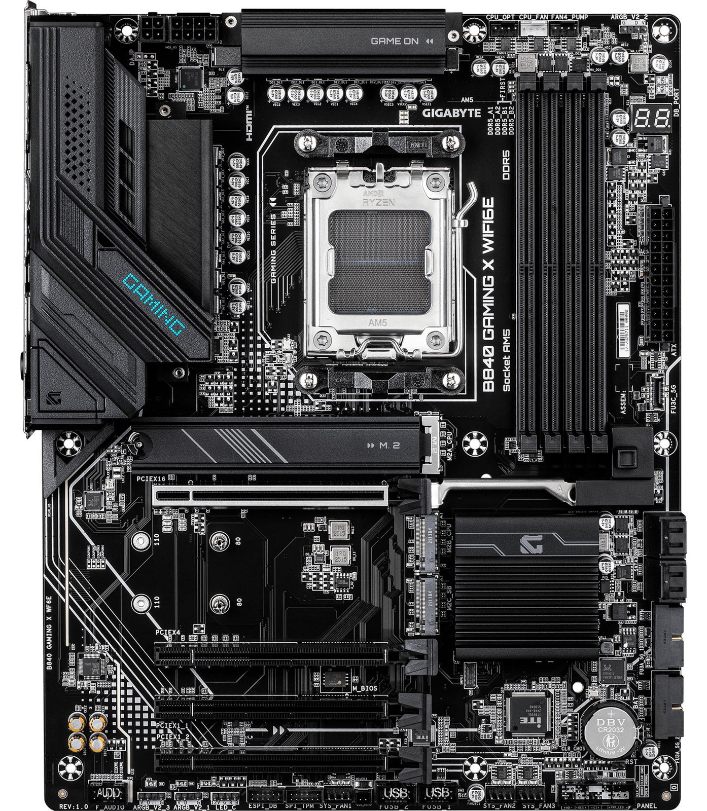 Gigabyte B840 GAMING X WF6E REV1.0
