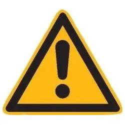 Warnschild Gefahrstelle Folie SL 25mm 44 Stück