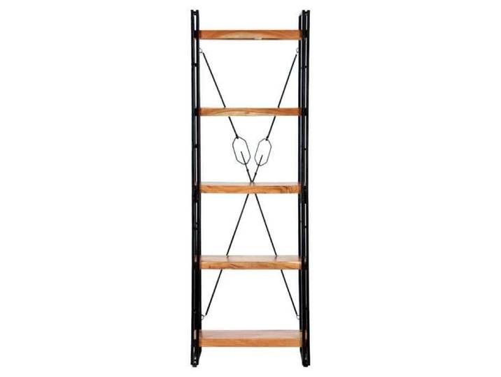 Bibliothèque maison - Bibliothèque à 5 niveaux 60x30x180 cm Bois d'acacia solide - 24.66kg _12329
