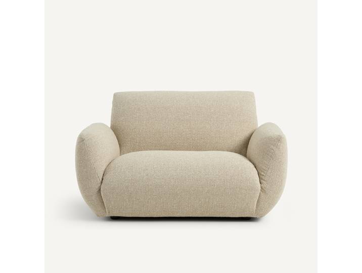 AM.PM Fauteuil bouclette, Spogano 1 Place Beige Sable
