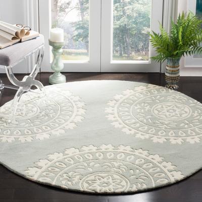 SAFAVIEH Handmade Bella Onie Modern Floral Wool Rug
