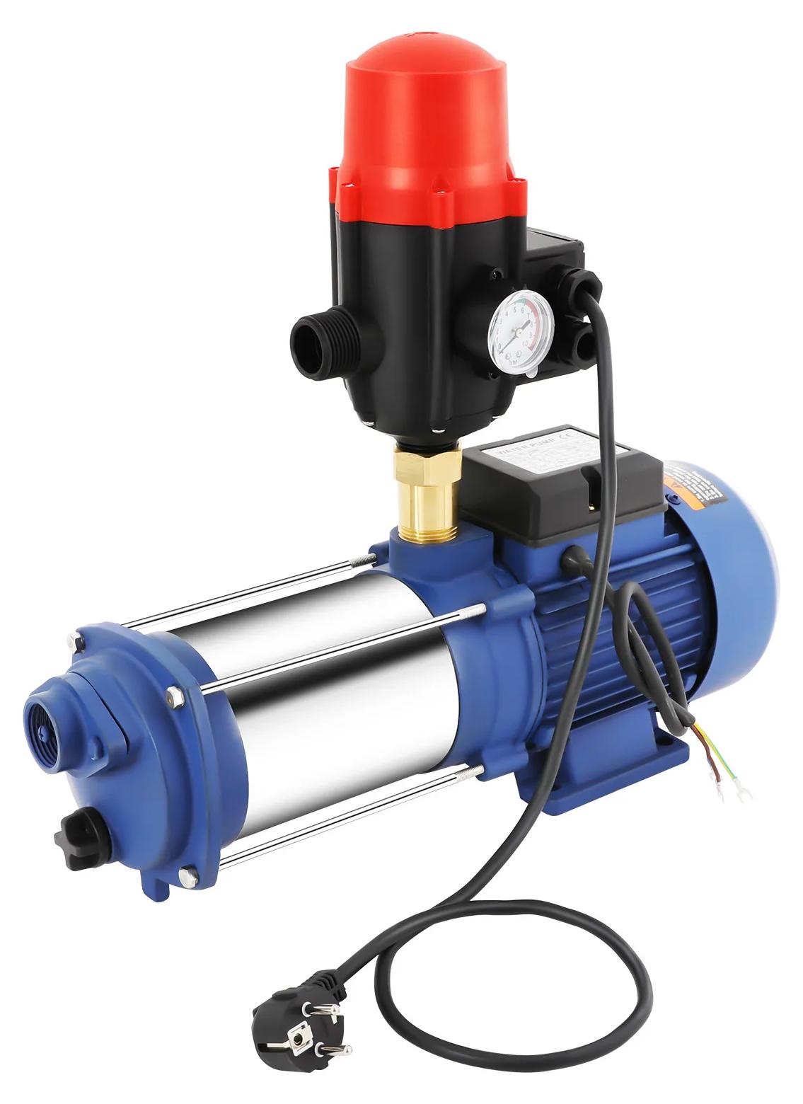 Kreiselpumpe - Selbstansaugende Wasser-Druckerhöhungspumpe - 230 V - 2500 W/3,5 PS - Edelstahl - 2850 U/min - 4 m³/h - 100 m Förderhöhe