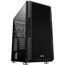 Modecom Volcano Amirani Juodas Computer Housing (ATX, mATX, Mini-ITX), PC Gehäuse, Schwarz