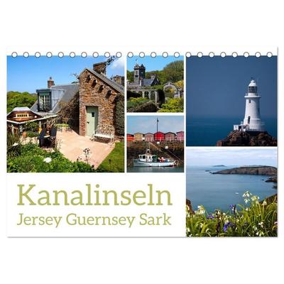 Kanalinseln - Jersey Guernsey Sark (Tischkalender 2026 DIN A5 quer), CALVENDO Monatskalender