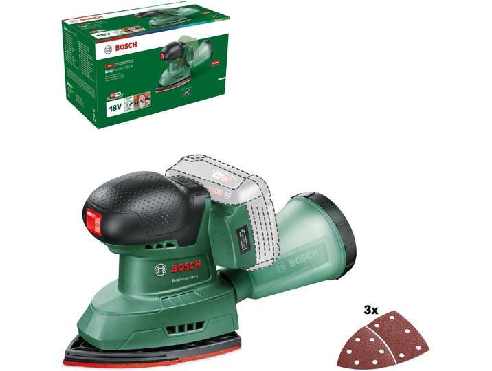 Akku-Multischleifer BOSCH HOME & GARDEN EasySander 18V-8 - solo , grün, B:10,5cm H:13,4cm L:28,4cm, Schleifmaschinen, Akku-Multischleifer, ohne Akku und Ladegerät
