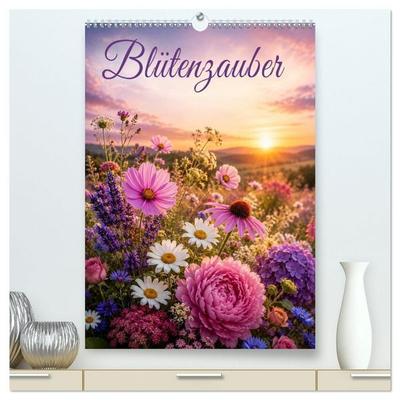 Blütenzauber (hochwertiger Premium Wandkalender 2027 DIN A2 hoch), Kunstdruck in Hochglanz
