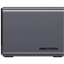 Minisforum NAS N5 Pro (128 GB, 32 GB, AMD Ryzen AI 9 HX 370), PC, Schwarz