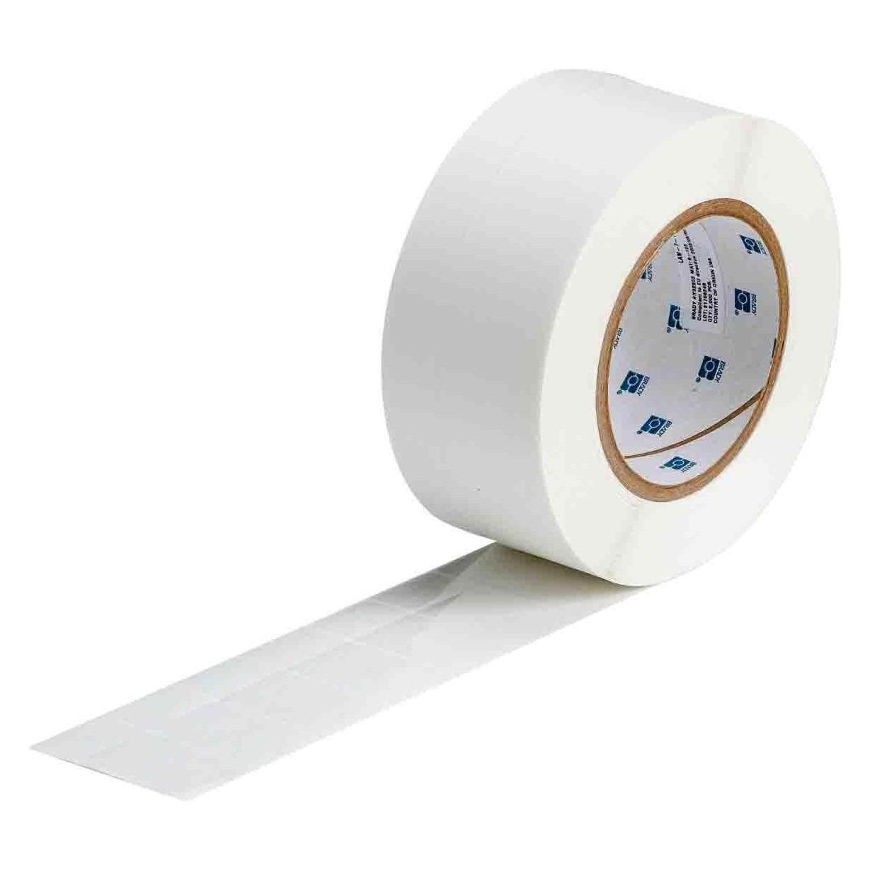 Brady LAM-7-103, Gestanzte Etiketten für Laminatüberzug, Polyester, Transparent, 25,4 x 50,8mm, pe (55.88 mm) (LAM-7-103)
