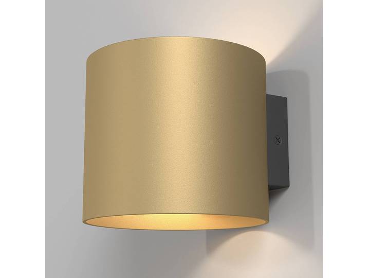Wandleuchte Rond Ø 10cm Gold Aluminium G9