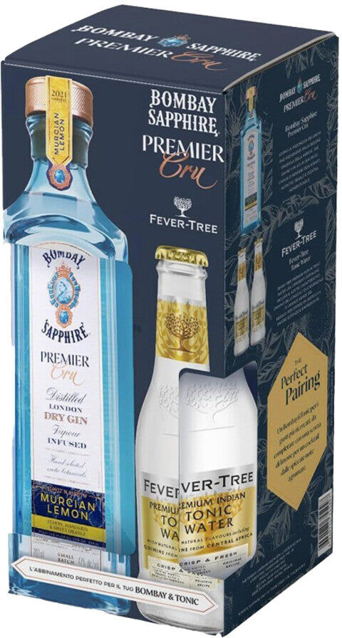 Bombay Sapphire Box Bombay Premier Cru e Indian Tonic Fever Tree