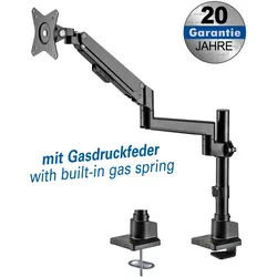 myWall my Wall Tischhalter (Tisch, 32", 9 kg), Monitor Halterung, Schwarz