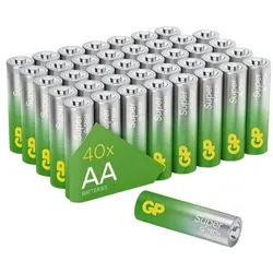 GP Batteries 40er-Pack Batterien »Super Alkaline« Mignon / AA / LR06