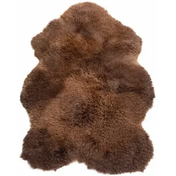 SCHAFFELL Öko Schaffell Läufer Naturbraun 180/120 cm
